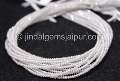 Natural White Zircon Micro Cut Round
